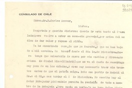 [Carta] [1935] Lisboa, [Portugal] [a] Excmo. Sr. D. Carlos Azócar