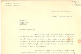 [Carta] 1965 ene. 5, La Serena, Chile [a] Doris Dana, Santiago, Chile