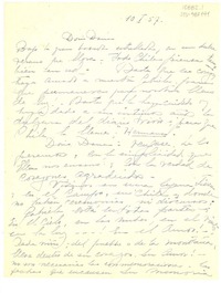 [Carta] 1957 ene. 10, Cauquenes , [Chile] [a] Doris Dana, [New York, Estados Unidos].
