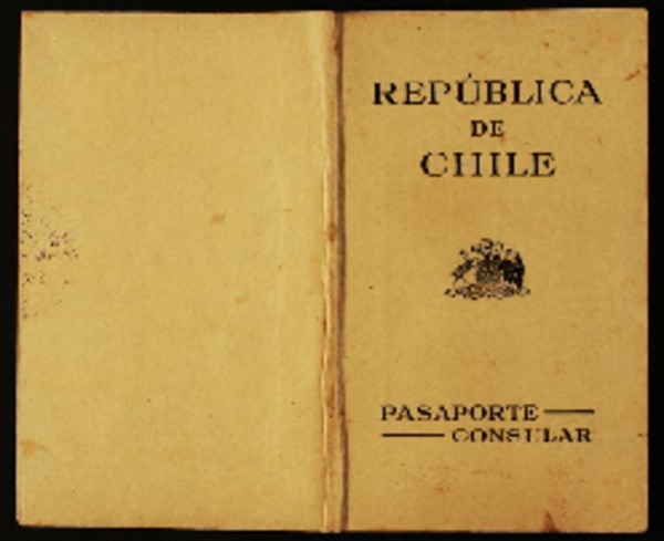 [Pasaporte consular] [a] Gabriela Mistral y Juan Miguel Godoy