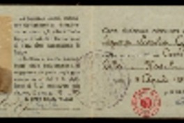 [Carta d'identitá] [a] Gabriela Mistral