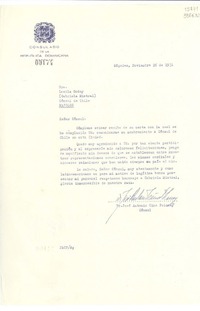 [Carta] 1951 nov. 26, Nápoles, [Italia] [a] Sra. Lucila Godoy, Cónsul de Chile, Nápoles