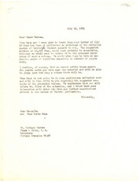 [Carta] 1964 jul. 16, New York, [Estados Unidos] [a] Enrique Badosa, Barcelona, [España]