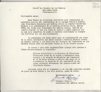 [Carta] [1951], Washington D. C., [Estados Unidos] [a] Distinguida Amiga
