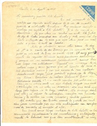 [Carta] 1947 ago. 6, Ovalle, [Chile] [a] Lucila [Godoy Alcayaga]