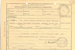 [Telegrama] 1944 ago. 22, Petrópolis, [Brasil] [a] Iveta Ribeiro