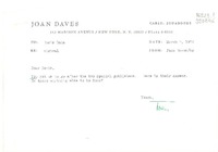 [Carta] 1974 Mar. 7, [New York, Estados Unidos] [a] Doris Dana