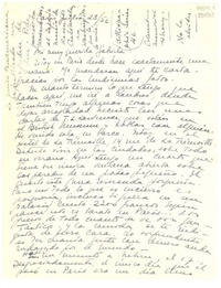 [Carta] 1956 jul. 23, [Paris, Francia] [a] Mi muy querida Gabriela