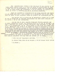 [Carta] [1944] mar. 7, [Brasil?] [a los] Muy queridos doña Carmen [i.e. Carmela] y don Carlos [Errázuriz]