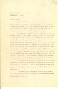 [Carta] 1943 abr. 28, Petrópolis, [Brasil] [al] Doctor Eduardo Blanco Acevedo, Montevideo, Uruguay