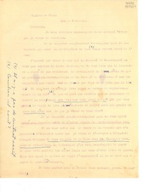 [Carta] 1929 juil. 5, [Francia] [a] M. Antoine Giran, Aix en Provence