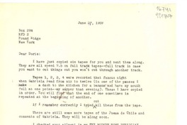 [Carta] 1959 June 27, [EE.UU.] [a] Dear Doris [Dana], Box 284 RFD 2, Pound Ridge, New York, [EE.UU.]