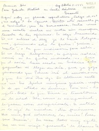 [Carta] 1947 oct. 3, Buenos Aires, [Argentina] [a] Gabriela Mistral, Santa Barbara, [Estados Unidos]