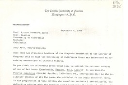 [Carta] 1966, Washington D. C., [Estados Unidos] [a] Dear Doris