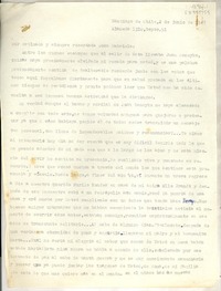 [Carta] 1947 jun. 2, Santiago, Chile [a] Gabriela [Mistral]