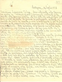 [Carta] 1937 luglio 14, Lavagna, [Italy] [a] Palma [Guillén]
