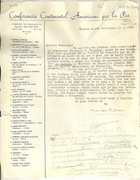 [Carta] 1951 nov. 15, Buenos Aires, [Argentina] [a] Gabriela [Mistral]