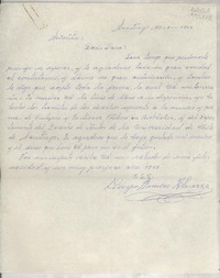[Carta] 1967 dic. 20, Santiago, [Chile] [a la] Señorita Doris Dana