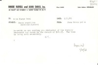 [Carta] 1963 Jan. 11, [New York, Estados Unidos] [a] Miss Doris Dana
