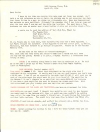[Carta] 1954 Apr. 21 [a] Doris Dana
