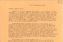[Carta] 1954 sept. 23 [a] Querida abuela