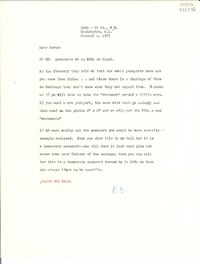 [Carta] 1955 Jan. 4, 3200 - 16 St. , N.W., Washington, D. C., [EE.UU.] [a] Dear Doris