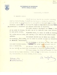 [Carta] 1965 dic. 29, Concepción, [Chile] [a] mi querida amiga [Doris Dana]