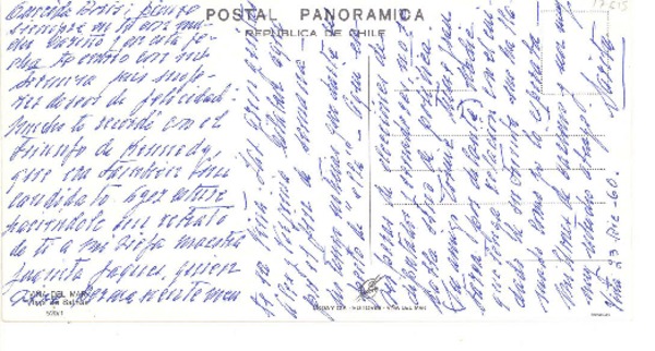 [Tarjeta postal] 1960, dic. 23, Viña del Mar, Chile [a] Doris Dana