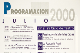 Programación 2000 Ilustre Municipalidad de Recoleta.