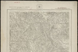 El Romeral Departamento de Quillota y Putaendo [material cartográfico] : Estado Mayor Jeneral del Ejército de Chile. Departamento de Levantamiento.