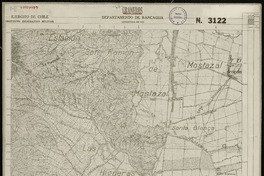 Graneros Departamento de Rancagua [material cartográfico] : Ejército de Chile. Instituto Geográfico Militar.