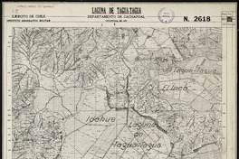 Laguna de Tagua-Tagua Departamento de Cachapoal [material cartográfico] : Ejército de Chile. Instituto Geográfico Militar.
