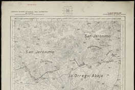 Lagunillas Departamento de Casa Blanca [material cartográfico] : Estado Mayor Jeneral del Ejército de Chile. Departamento de Levantamiento.