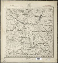 Las Dichas Departamento de Casablanca [material cartográfico] : Estado Mayor Jeneral del Ejército de Chile. Departamento de Levantamiento.
