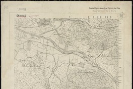 Olmué  [material cartográfico] Estado Mayor Jeneral del Ejército de Chile. Departamento de la Carta.