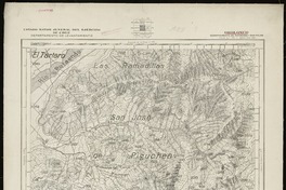 Orolonco Departamento de Putaendo y San Felipe [material cartográfico] : Estado Mayor Jeneral del Ejército de Chile. Departamento de Levantamiento.