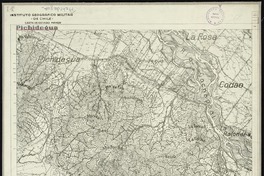 Pichidegua  [material cartográfico] Instituto Geográfico Militar de Chile. Carta de Estado Mayor.
