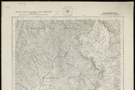 Providencia Departamento de Melipilla [material cartográfico] : Estado Mayor Jeneral del Ejército de Chile. Departamento de Levantamiento.