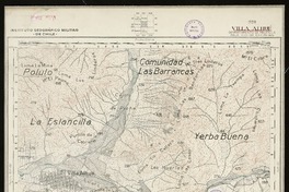 Villa Alhué Departamento de Melipilla [material cartográfico] : Instituto Geográfico Militar de Chile.