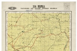 Melipilla Valparaíso San Antonio Santiago Melipilla [material cartográfico] : Instituto Geográfico Militar de Chile.