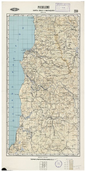 Pichilemu Santa Cruz y Mataquito [material cartográfico] : Instituto Geográfico Militar de Chile.