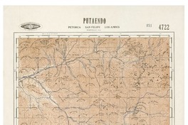 Putaendo Petorca San Felipe Los Andes [material cartográfico] : Instituto Geográfico Militar de Chile.