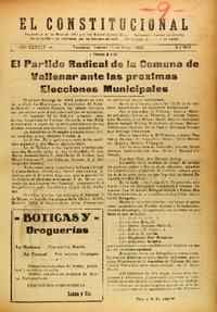 El Constitucional (Vallenar, Chile : 1891)