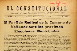 El Constitucional (Vallenar, Chile : 1891)