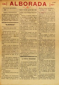 Alborada (Buin, Chile : 1925) Alborada (Buin, Chile : 1925)