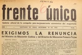 Frente Unico (Santiago, Chile : 1932)