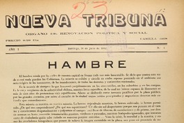 Nueva tribuna (Santiago, Chile : 1932)