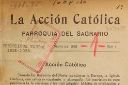 La Acción católica (Santiago, Chile . 1935