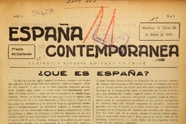 España contemporánea.