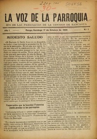 La Voz de la Parroquia (Rengo, Chile : 1926)